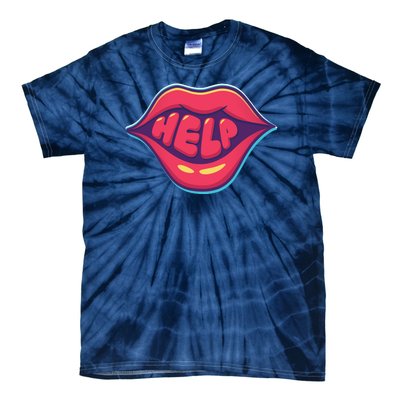 Help Lips Tie-Dye T-Shirt