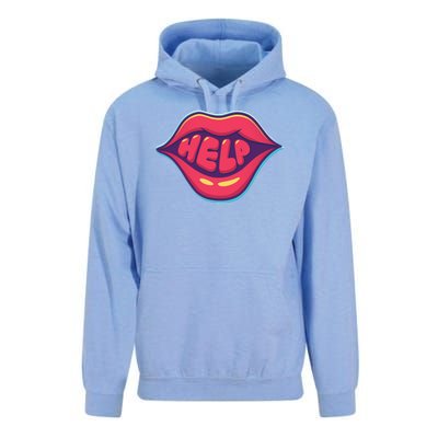 Help Lips Unisex Surf Hoodie