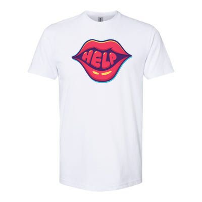 Help Lips Softstyle CVC T-Shirt