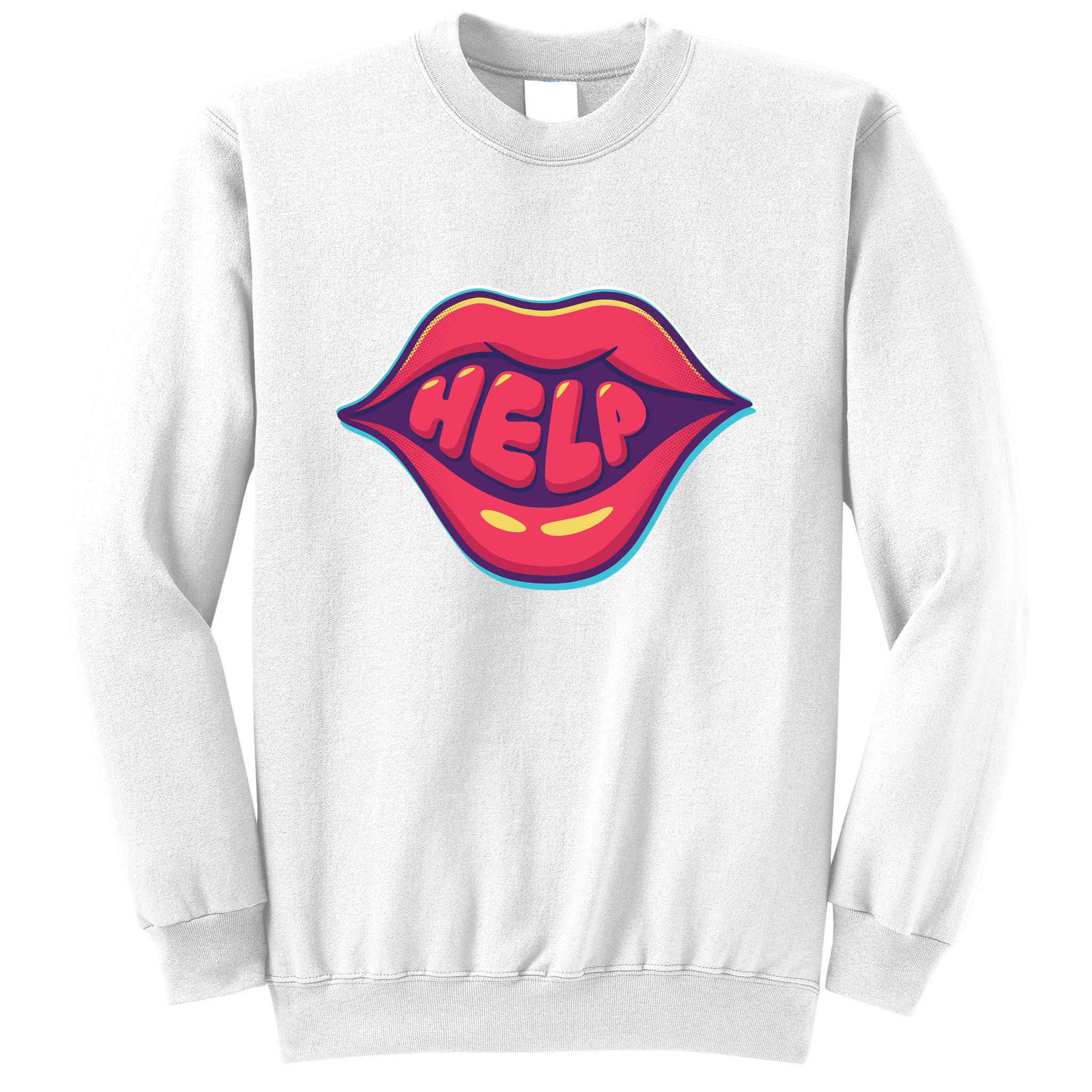 Help Lips Sweatshirt