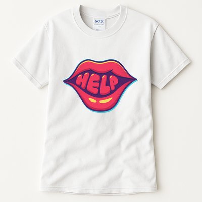 Help Lips Tall T-Shirt