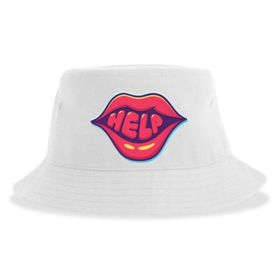 Help Lips Sustainable Bucket Hat