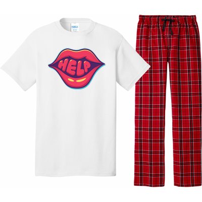 Help Lips Pajama Set