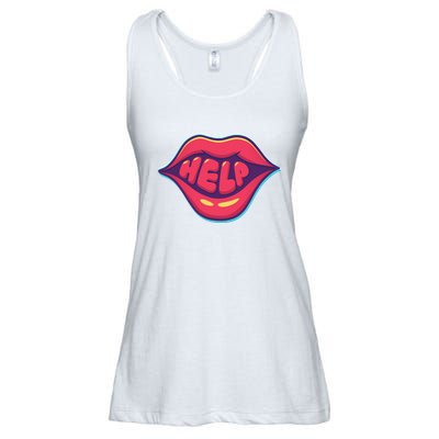 Help Lips Ladies Essential Flowy Tank