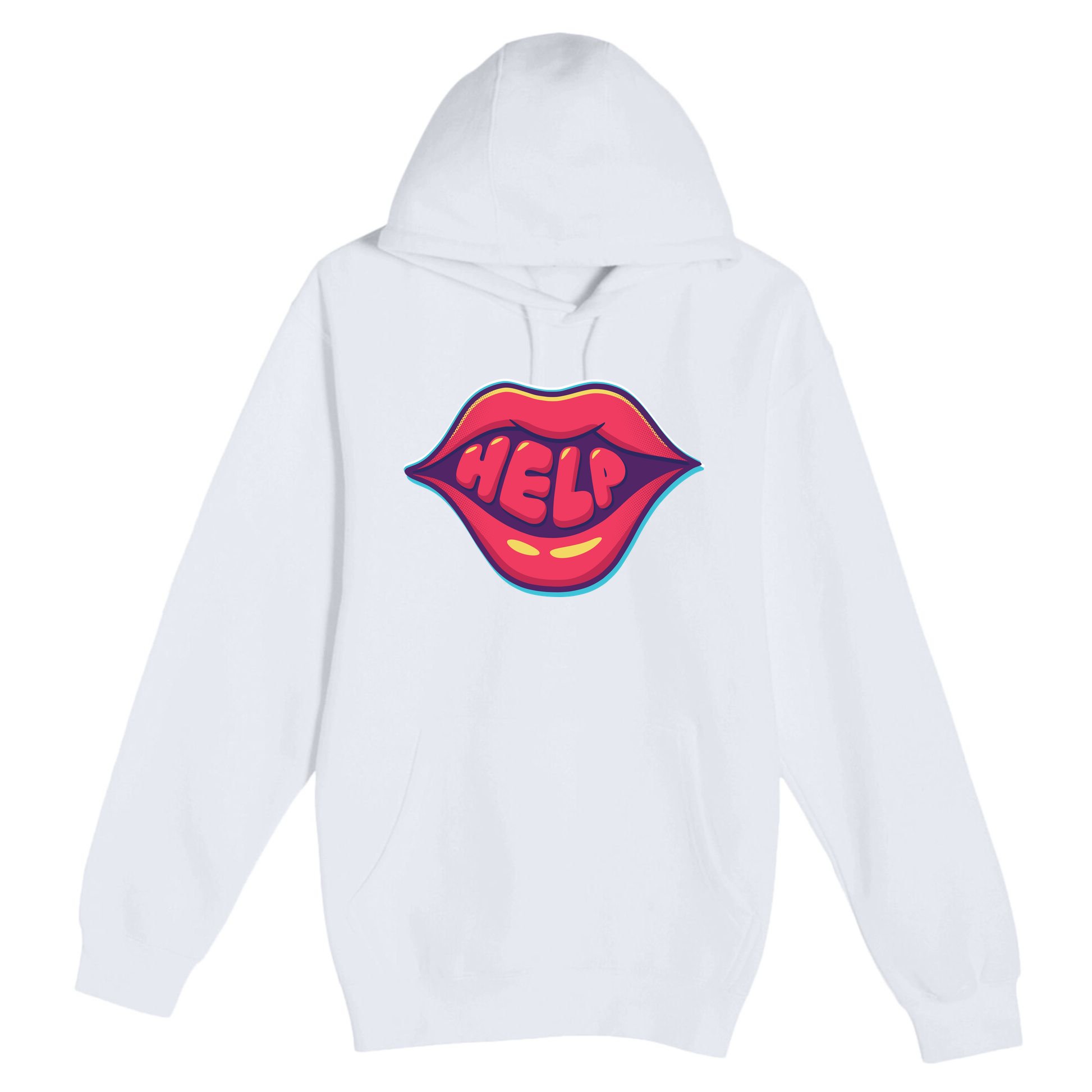 Help Lips Premium Pullover Hoodie