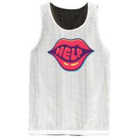 Help Lips Mesh Reversible Basketball Jersey Tank