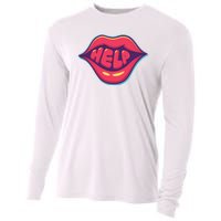 Help Lips Cooling Performance Long Sleeve Crew