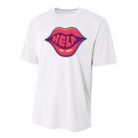 Help Lips Performance Sprint T-Shirt