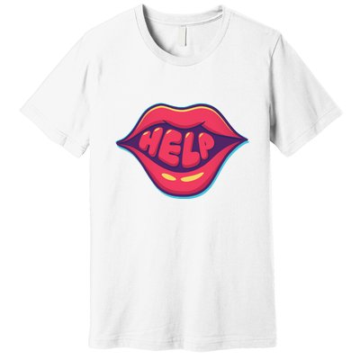 Help Lips Premium T-Shirt