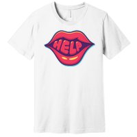 Help Lips Premium T-Shirt