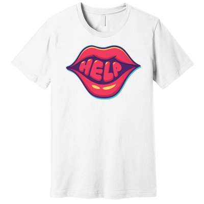 Help Lips Premium T-Shirt