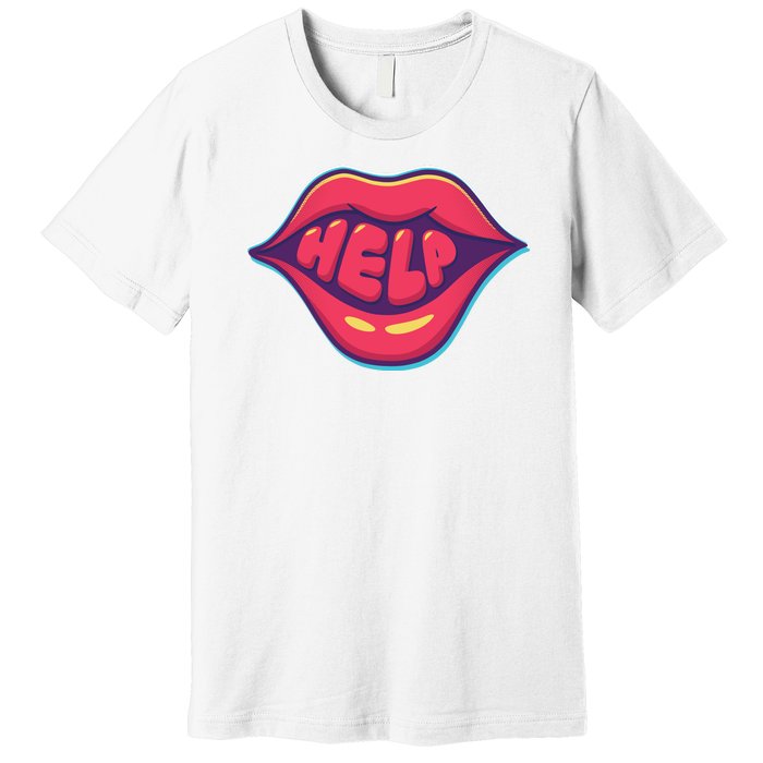 Help Lips Premium T-Shirt