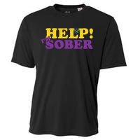 Help Me I'm Sober Mardi Gras Cooling Performance Crew T-Shirt