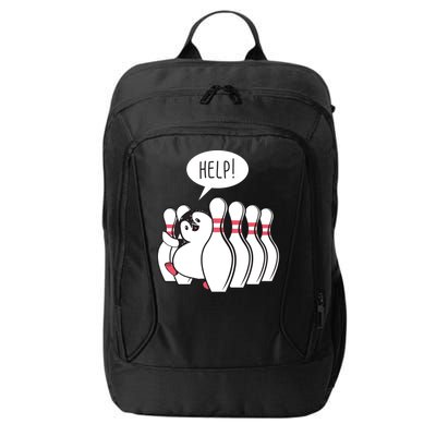 Help Penguin Bowling Pin City Backpack