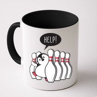 Help Penguin Bowling Pin Mug