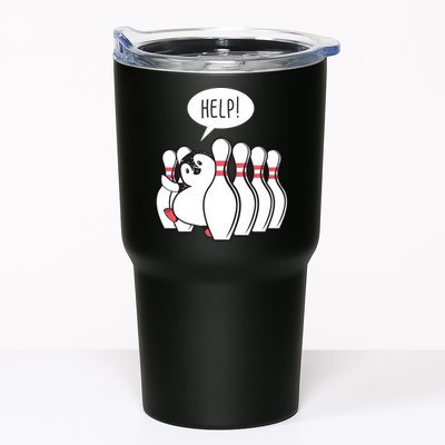 Help Penguin Bowling Pin Tumbler