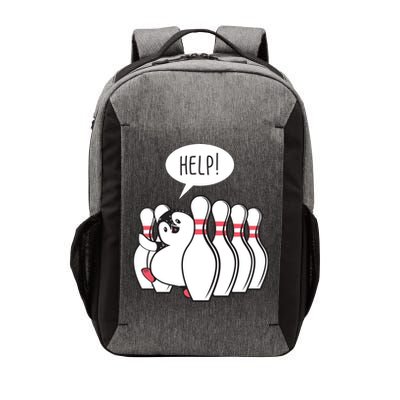 Help Penguin Bowling Pin Vector Backpack