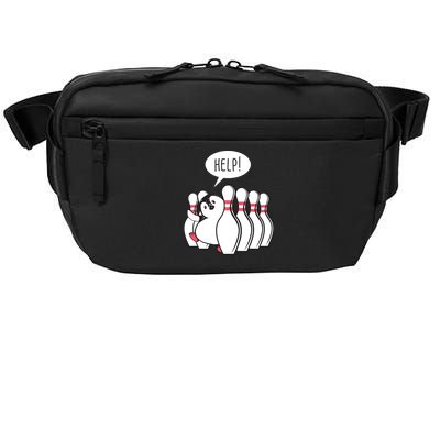 Help Penguin Bowling Pin Crossbody Pack