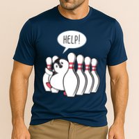 Help Penguin Bowling Pin Performance Shirt