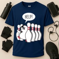 Help Penguin Bowling Pin Performance Shirt
