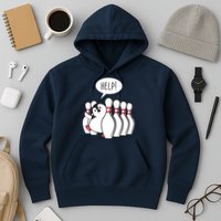 Help Penguin Bowling Pin Hoodie