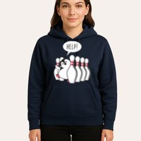 Help Penguin Bowling Pin Hoodie