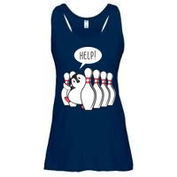 Help Penguin Bowling Pin Ladies Essential Flowy Tank