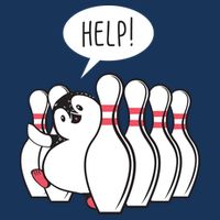 Help Penguin Bowling Pin Toddler Hoodie