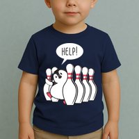 Help Penguin Bowling Pin Toddler T-Shirt