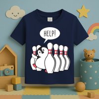 Help Penguin Bowling Pin Toddler T-Shirt