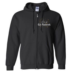 Happy Eid Mubarak for Muslim Eid al Fitr Eid al Adha Full Zip Hoodie