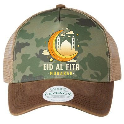 Happy Eid Mubarak for Muslim Eid al Fitr Legacy Tie Dye Trucker Hat