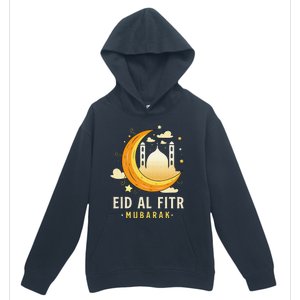 Happy Eid Mubarak for Muslim Eid al Fitr Urban Pullover Hoodie