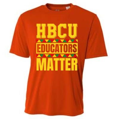 Hbcu Educators Matter Funny Hbcu Educator Black History Gift Cooling Performance Crew T-Shirt