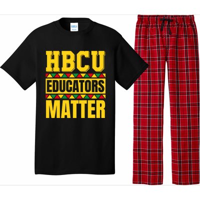 Hbcu Educators Matter Funny Hbcu Educator Black History Gift Pajama Set