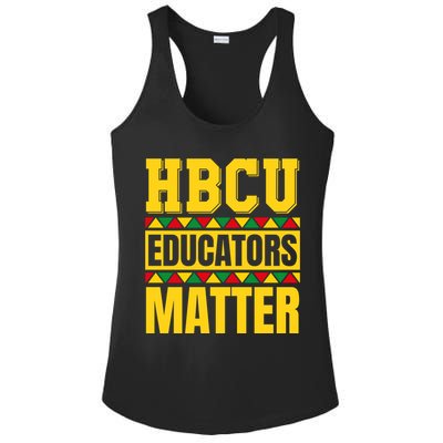 Hbcu Educators Matter Funny Hbcu Educator Black History Gift Ladies PosiCharge Competitor Racerback Tank
