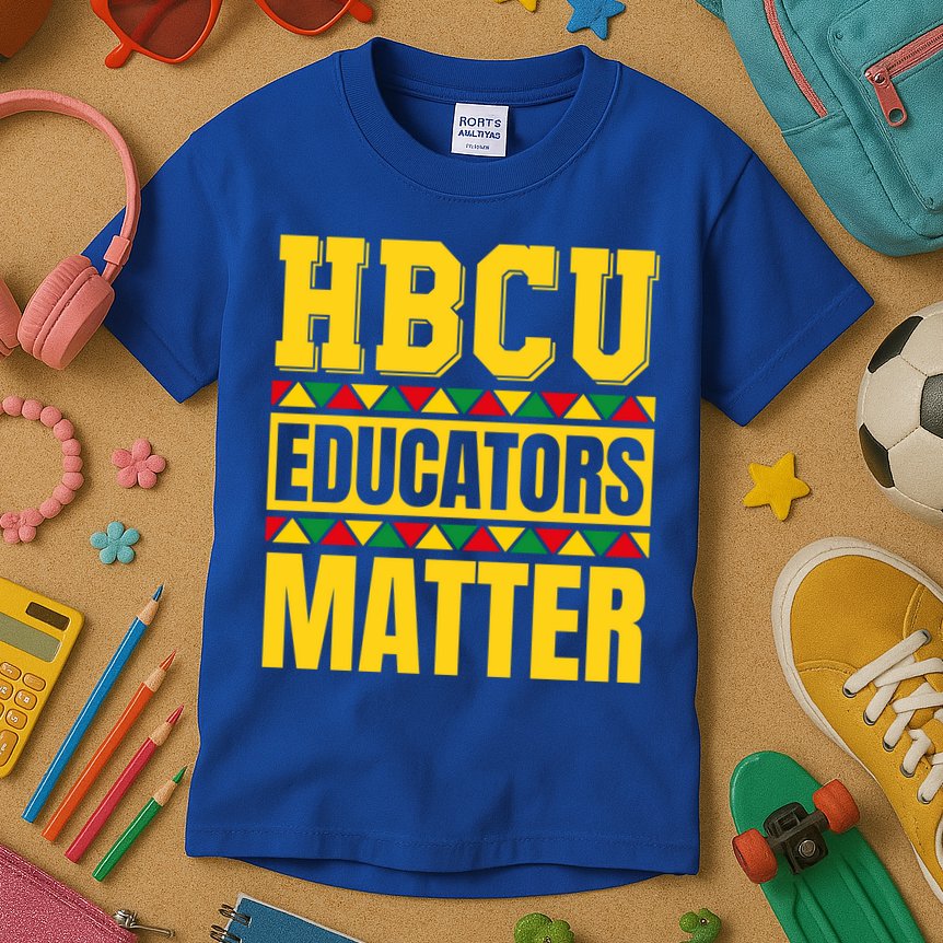 Hbcu Educators Matter Funny Hbcu Educator Black History Gift Kids T-Shirt