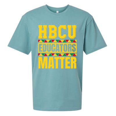 Hbcu Educators Matter Funny Hbcu Educator Black History Gift Sueded Cloud Jersey T-Shirt