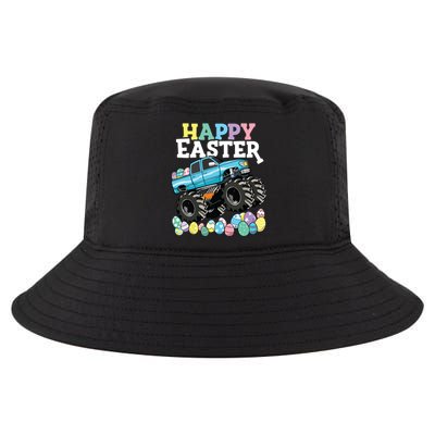 Happy Easter Monster Truck Easter Eggs Cool Comfort Performance Bucket Hat