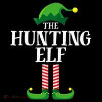 Hunting Elf Matching Family Group Christmas Party Pyjamas City Backpack