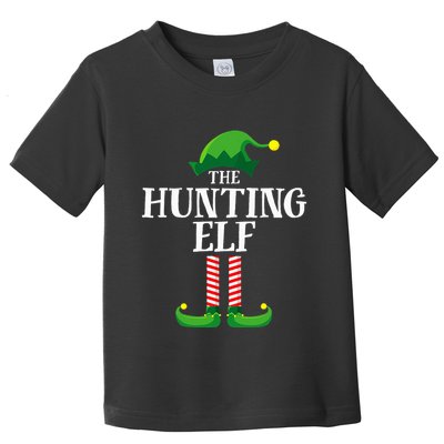 Hunting Elf Matching Family Group Christmas Party Pyjamas Toddler T-Shirt