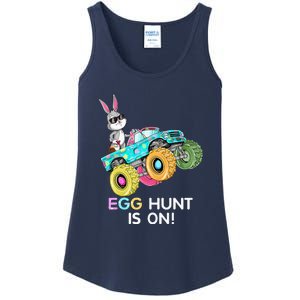 Happy Easter Monster Truck Lovers Dabbing Bunny Ladies Essential Tank