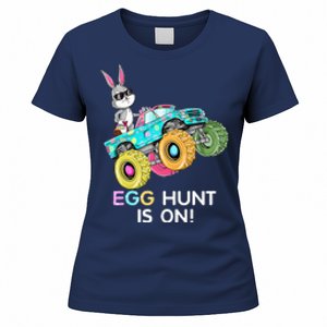 Happy Easter Monster Truck Lovers Dabbing Bunny Women's T-Shirt