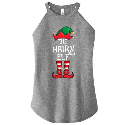 Hairy Elf Matching Family Christmas Gift Women’s Perfect Tri Rocker Tank