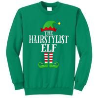 Hairstylist Elf Matching Family Group Christmas Party Pajama Sweatshirt