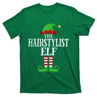 Hairstylist Elf Matching Family Group Christmas Party Pajama T-Shirt