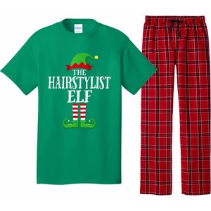 Hairstylist Elf Matching Family Group Christmas Party Pajama Pajama Set