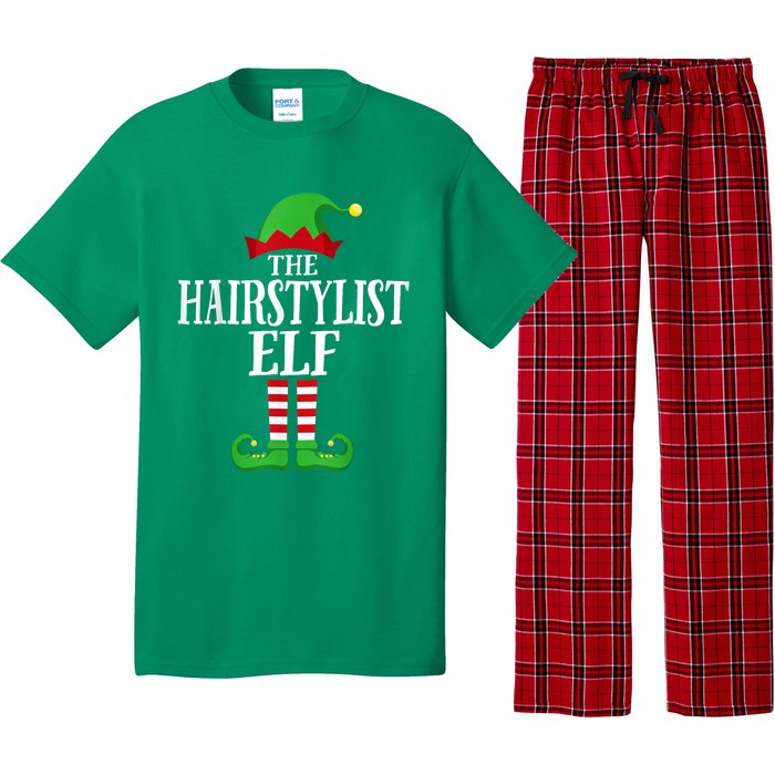 Hairstylist Elf Matching Family Group Christmas Party Pajama Pajama Set