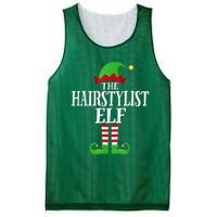 Hairstylist Elf Matching Family Group Christmas Party Pajama Mesh Reversible Basketball Jersey Tank