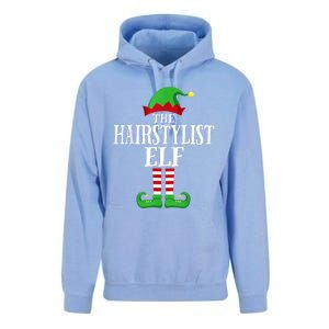 Hairstylist Elf Matching Family Group Christmas Party Pajama Unisex Surf Hoodie